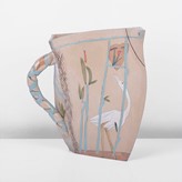 An earthenware jug form made by Alison Britton in 1979 sold at auction by Maak Contemporary Ceramics