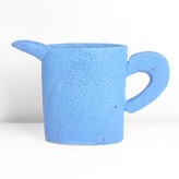 A blue stoneware jug made by Emmanuel Cooper in circa 1995 sold at auction by Maak Contemporary Ceramics