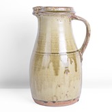 A green stoneware jug made by Richard Batterham sold at auction by Maak Contemporary Ceramics