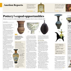 Women potters hit the headlines with World Record prices achieved at Maak