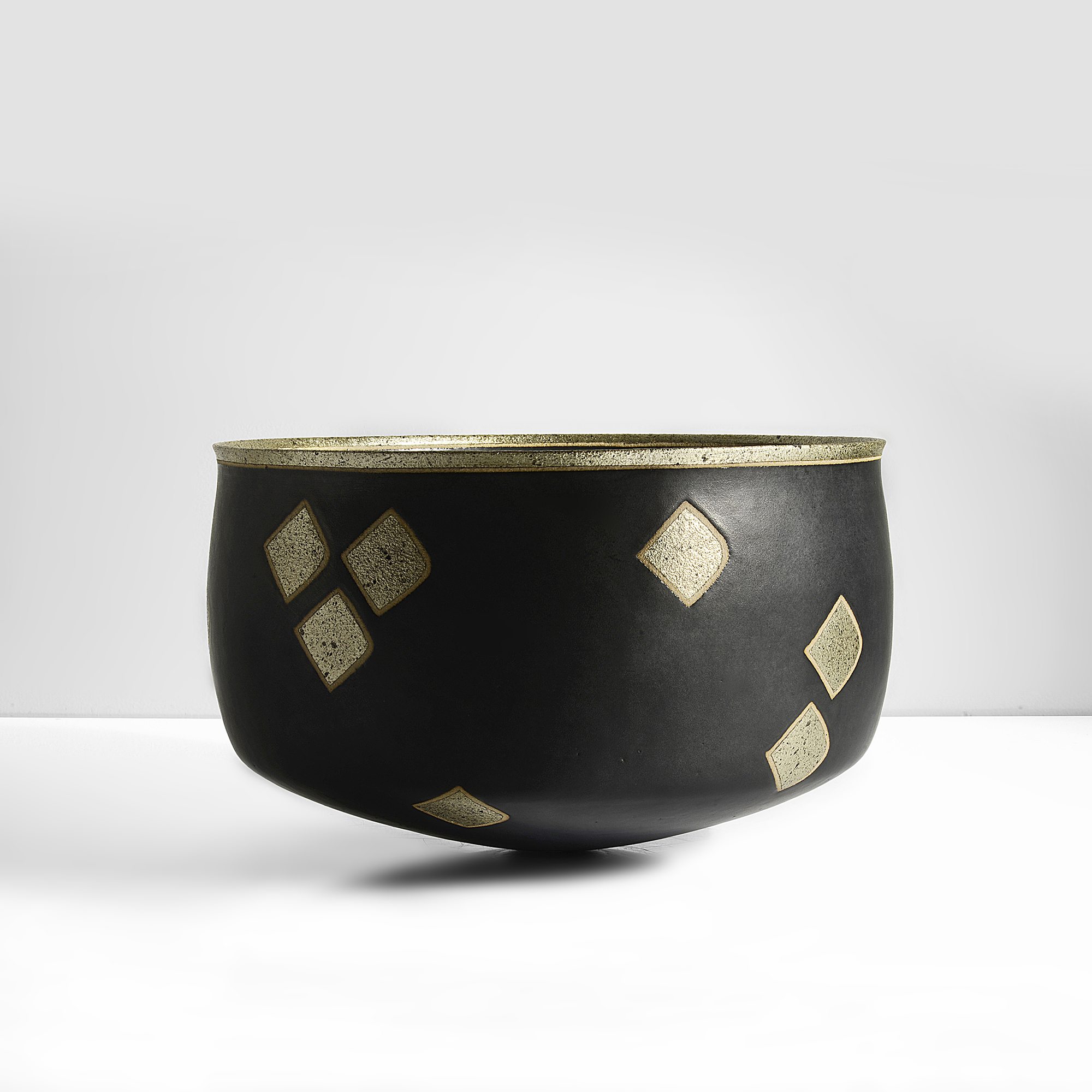 Alev Ebuzziya Siesbye, Black Matt White Gold Coated Bowl 2007