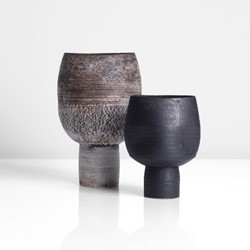 Hans Coper | 'Cup on Stand', circa 1975 & 'Cup on Stand', circa 1972