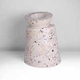 A white stoneware vessel made by Felicity Aylieff sold at auction by Maak Contemporary Ceramics