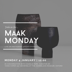 Maak Monday with Charlie Park | 4 January 2021