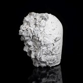 A white stoneware sculptural form made by Aneta Regel sold at auction by Maak Contemporary Ceramics