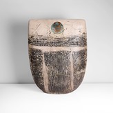 A raku large bow form made by Peter Hayes in circa 1995 sold at auction by Maak Contemporary Ceramics