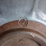 An impressed KPB seal on a bowl made by Katharine Pleydell-Bouverie