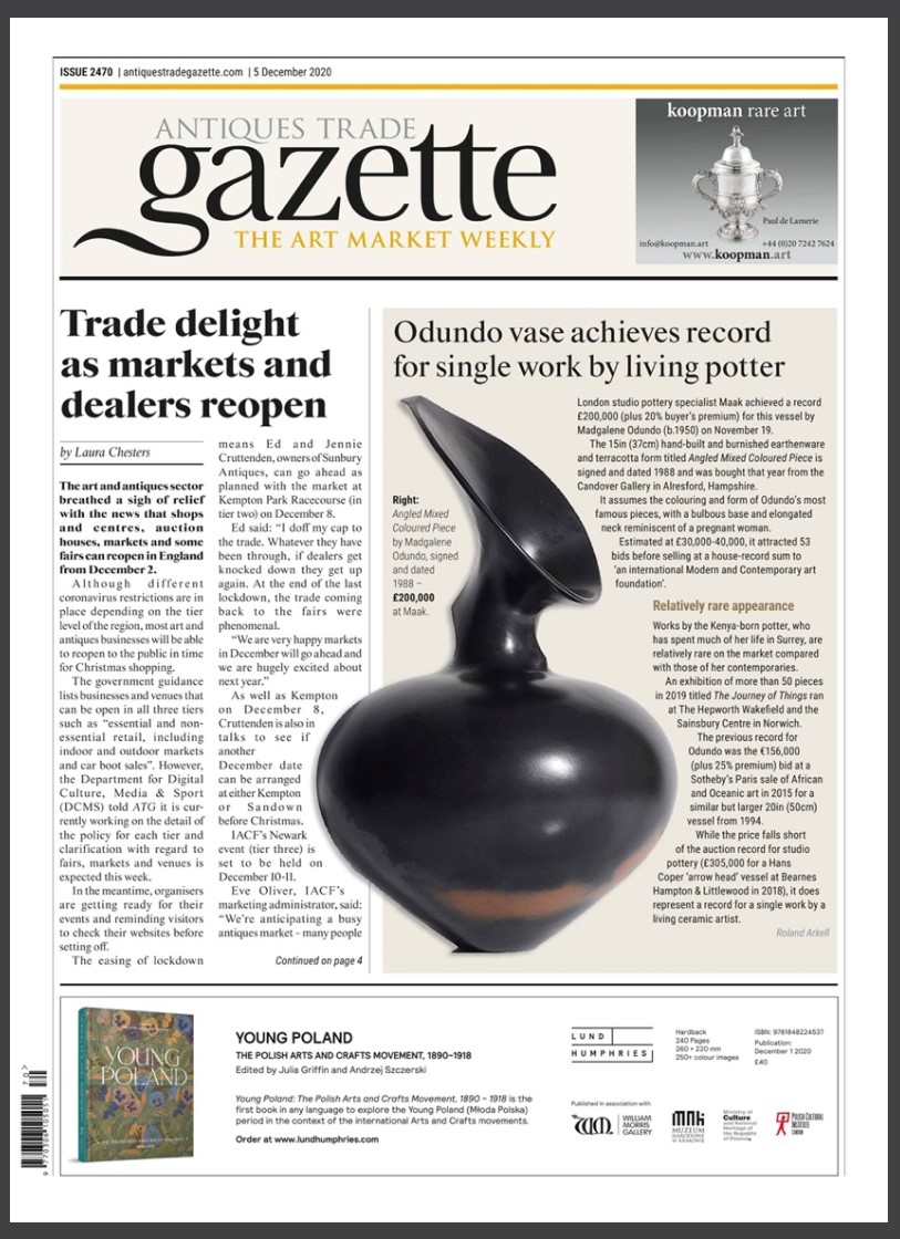 Maak breaks World Record for Living Ceramic Artist