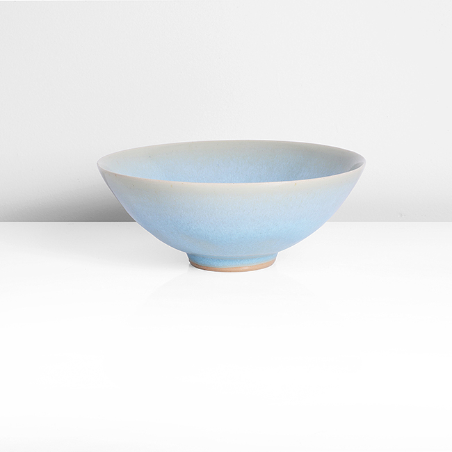 A blue stoneware bowl made by Rupert Spira in circa 2003 sold at auction by Maak Contemporary Ceramics