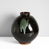 A tenmoku stoneware jar made by William Marshall sold at auction by Maak