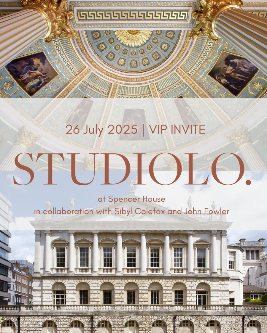 Maak exhibits at Studiolo with Colefax and Fowler special event