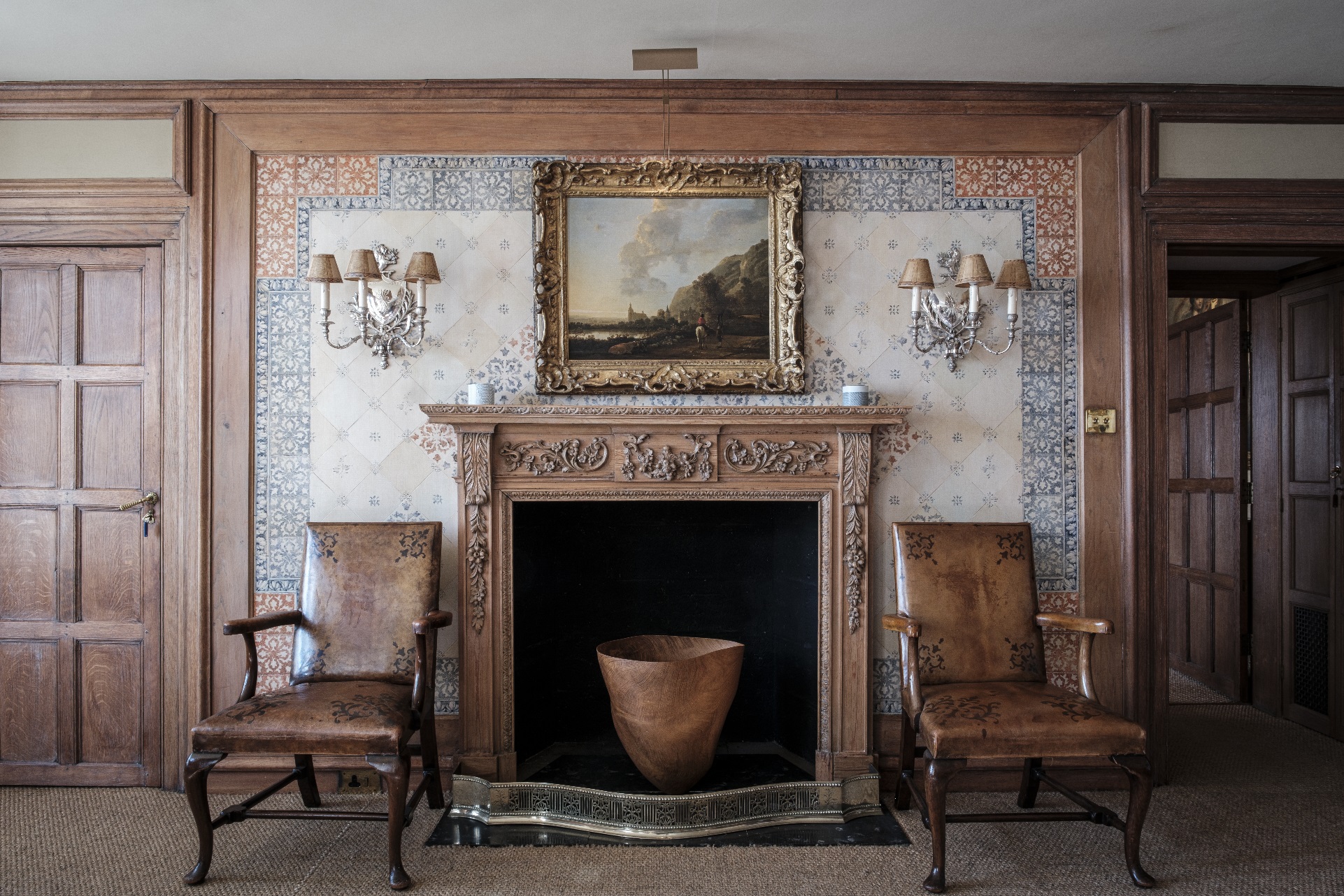 A wooden Anthony Bryant vessel at Ascott House